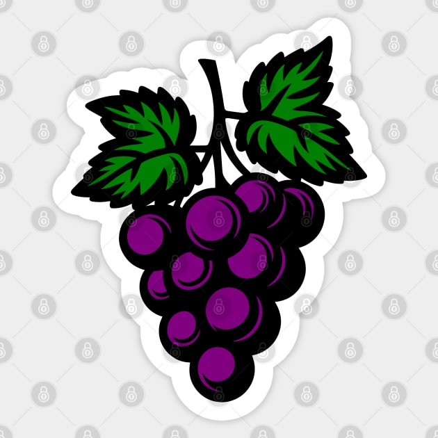 Grapes Sticker by KayBee Gift Shop